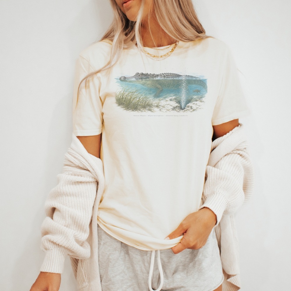 Vintage Style Boho Nature Inspired Reptile Tee